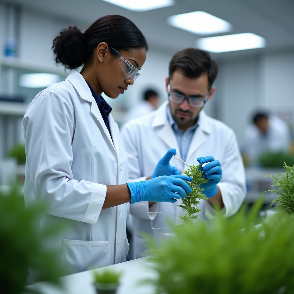 Laboratorio de investigación agrícola